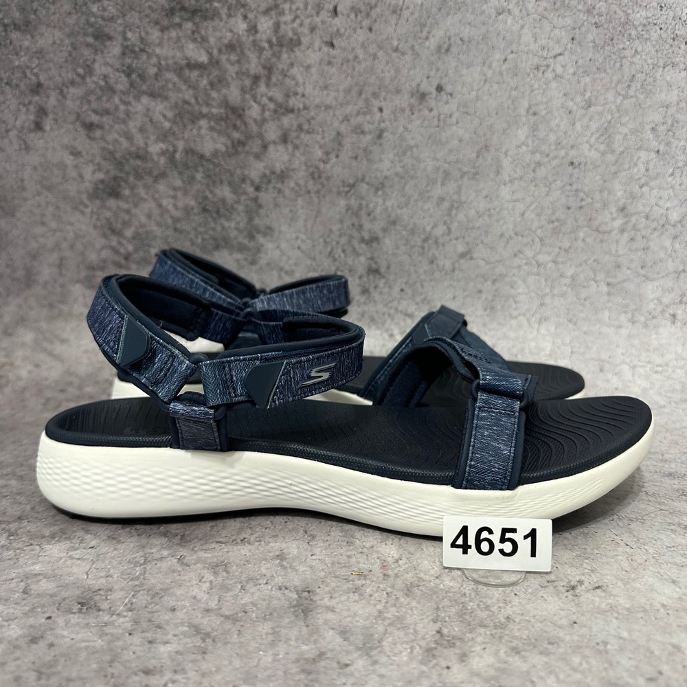 NEW Skechers Go Golf 600 Sandals Women 12 Navy Athletic Strappy